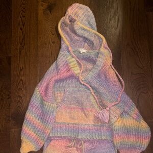 Love shack fancy sweater and sweatpants set